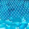 Flat Marbles Vase Filler - 3 Lb (315 pcs) Aqua Glass Pebbles for Vases - Clear Glass Stones for Vases - Flat Glass Marble for craft and Home décor - Aquarium Glass Marble filler